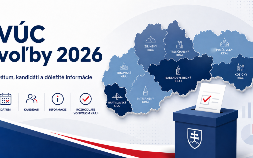 VÚC voľby 2026: dátum, kandidáti a dôležité informácie